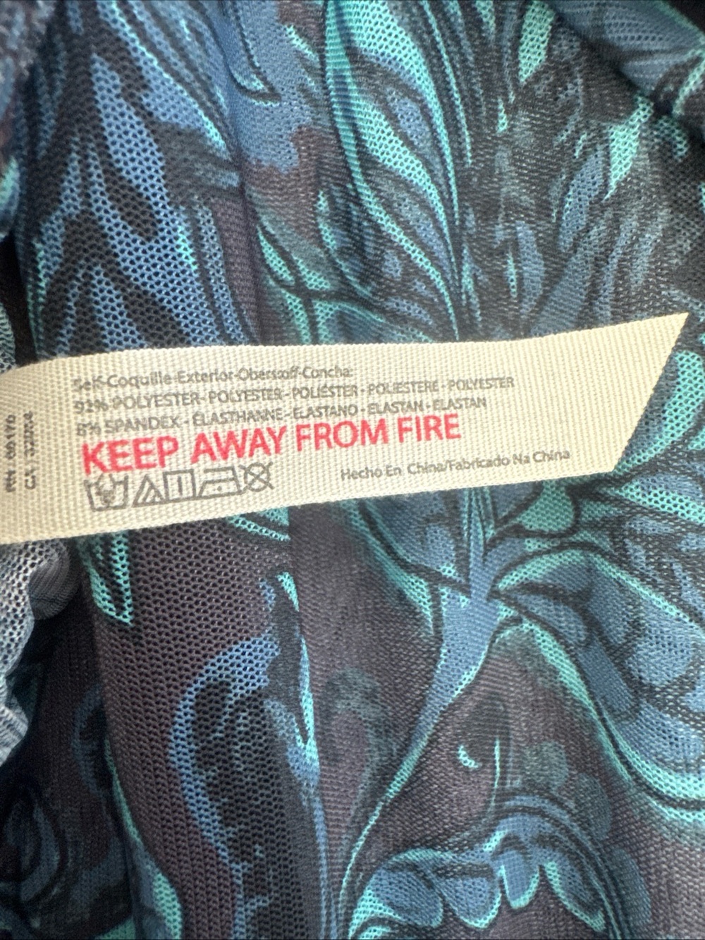Intimately FP Free People Under It All Printed Bodysuit Southwest Size Small NWT - Picture 7 of 7